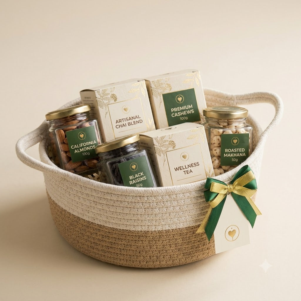 Regular hamper rope basket packaging